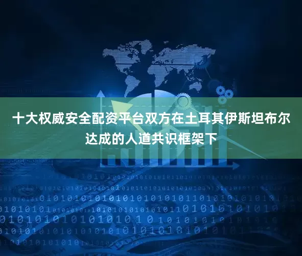 十大权威安全配资平台双方在土耳其伊斯坦布尔达成的人道共识框架下