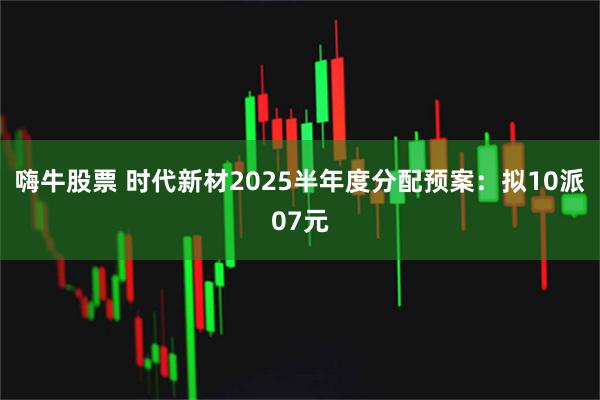 嗨牛股票 时代新材2025半年度分配预案：拟10派07元